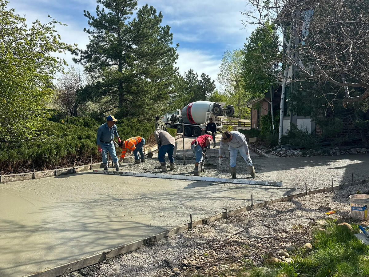 Concrete work by Schroeder Construction LLC in Teller County Colorado