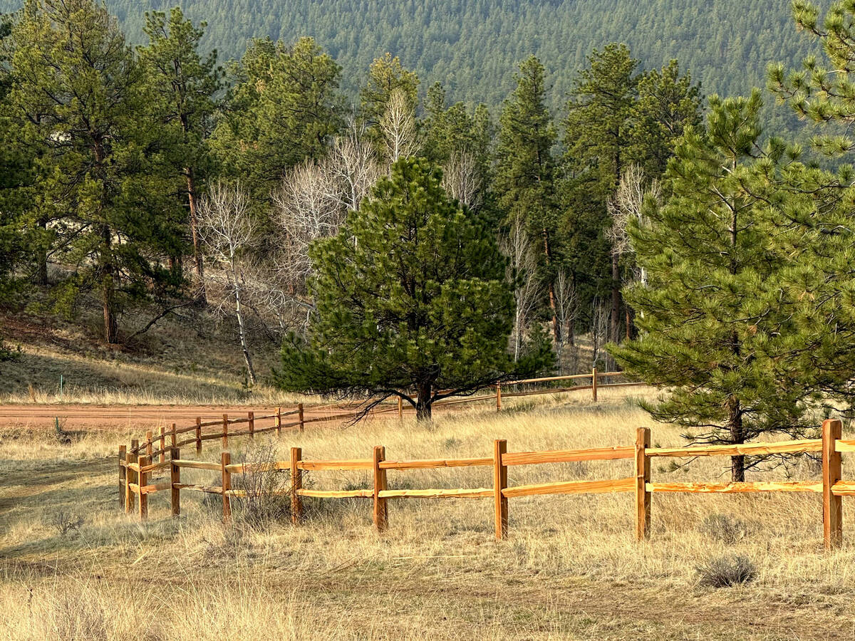 Fencing installation by Schroeder Construction LLC in Teller County Colorado